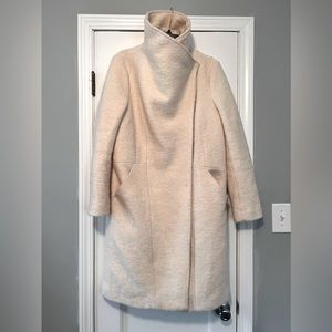 Ivory wool coat